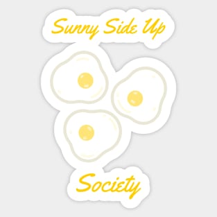 Runny Sunny Side Up Eggs Sticker